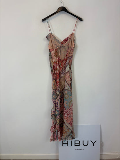 ZARA. Long flowing floral dress. TS