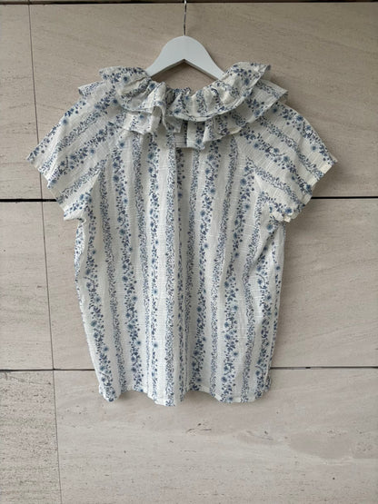 COSMOSOPHIE. Blusa textura estampado floral