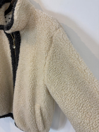 NANOS. Chaqueta borrego hilos brillo. T 14 años (xs/s)