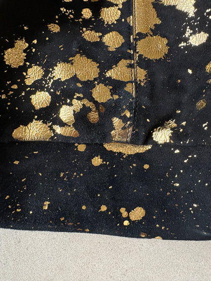 ZADDIG & VOLTAIRE. Bolso tote piel dorados