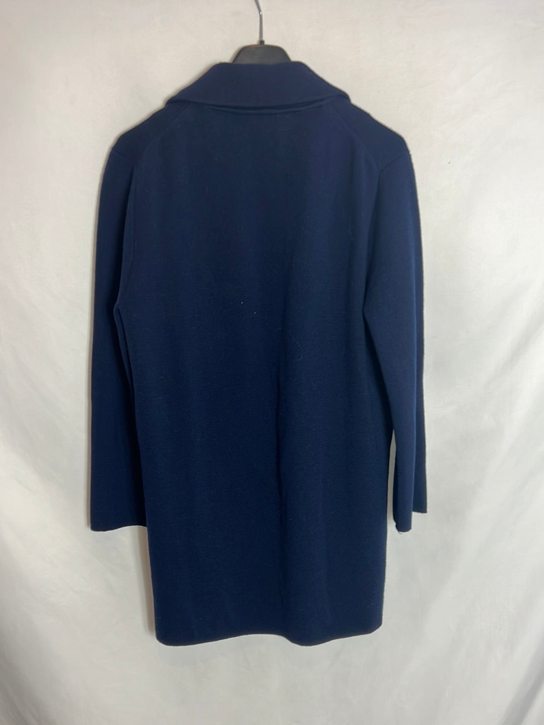 J. CREW. Blue wool blazer style cardigan. T XXS