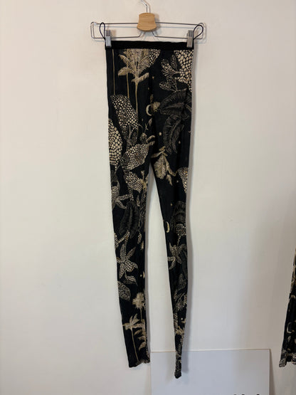 FORTE FORTE. Conjunto azul estampado mezcla