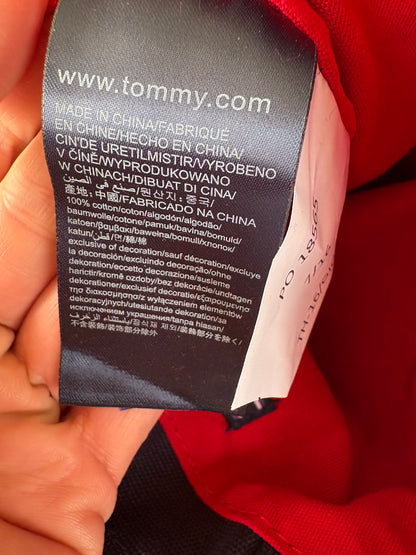GIGI HADID x TOMMY HILFIGER. Bolso tela azul