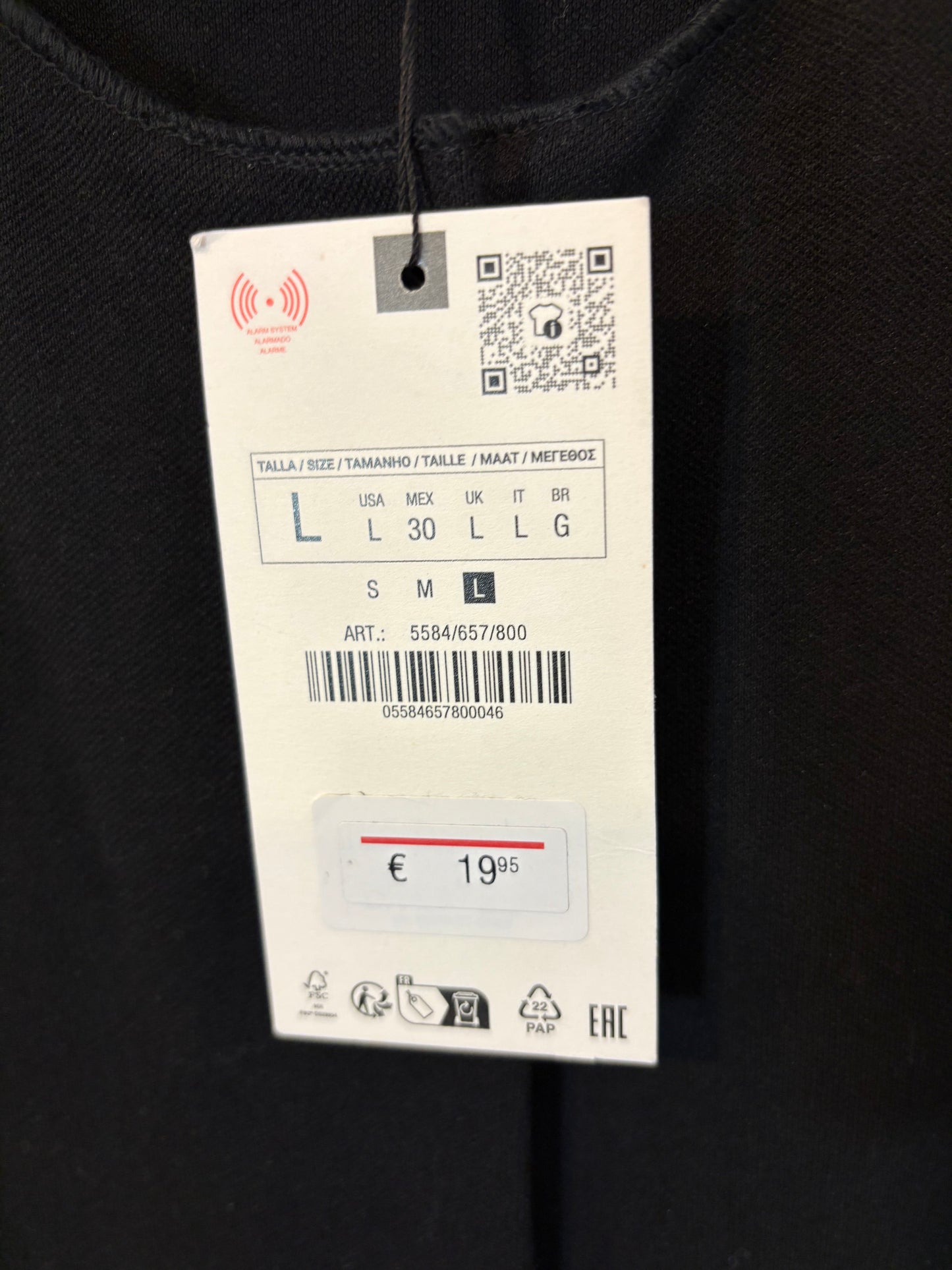 ROSSY. Vintage black jacket size 38