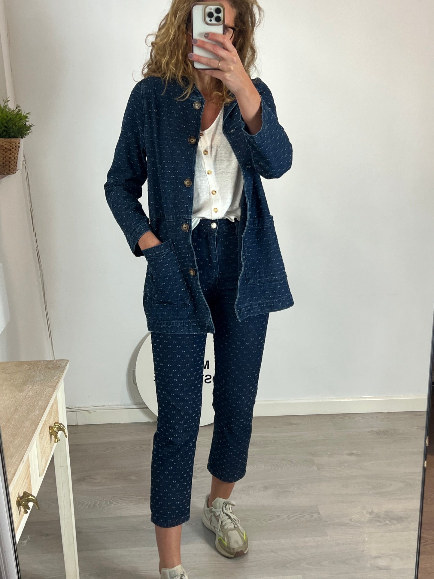 BIMANI. chaqueta denim plumeti T.s