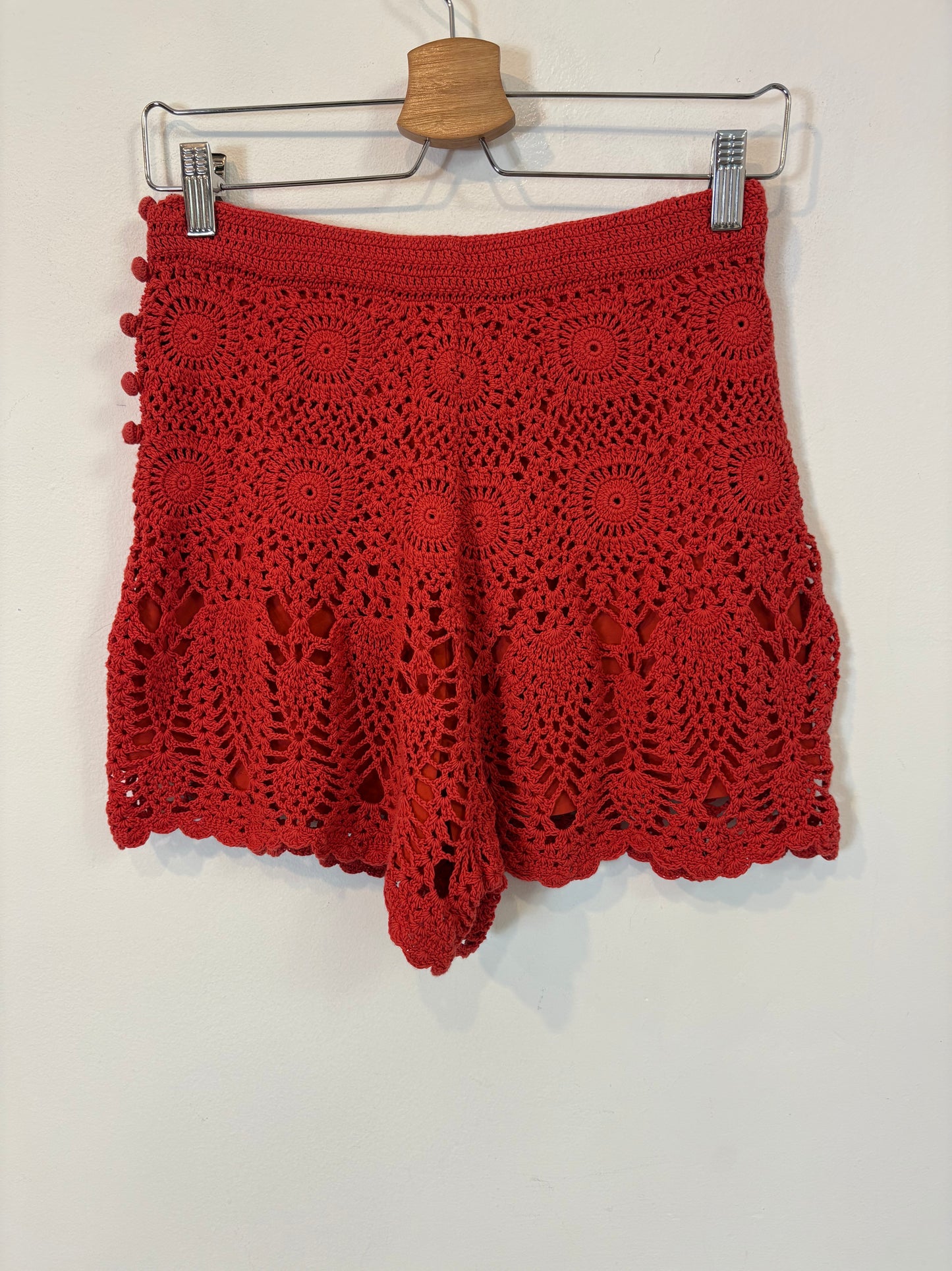 RALPH LAUREN. Crochet tile Bermuda shorts TM