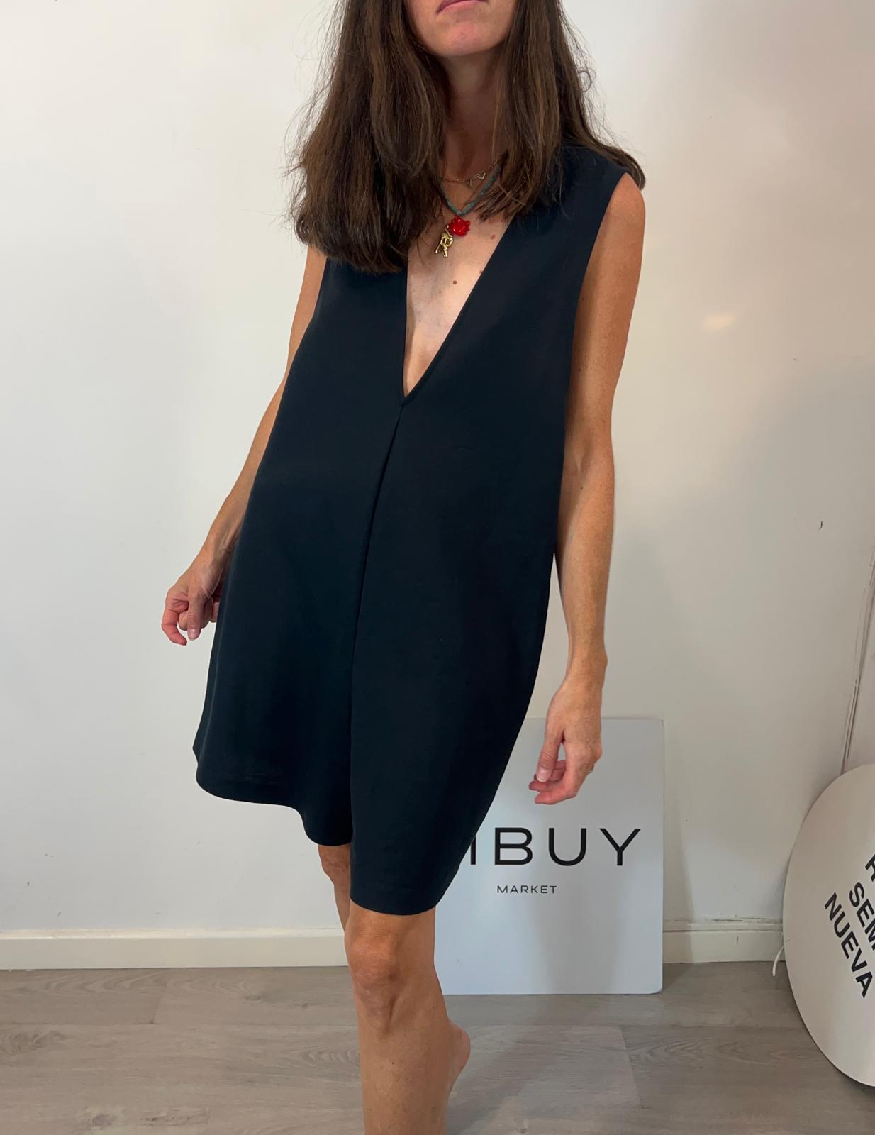 ZARA. Mono azul fluido