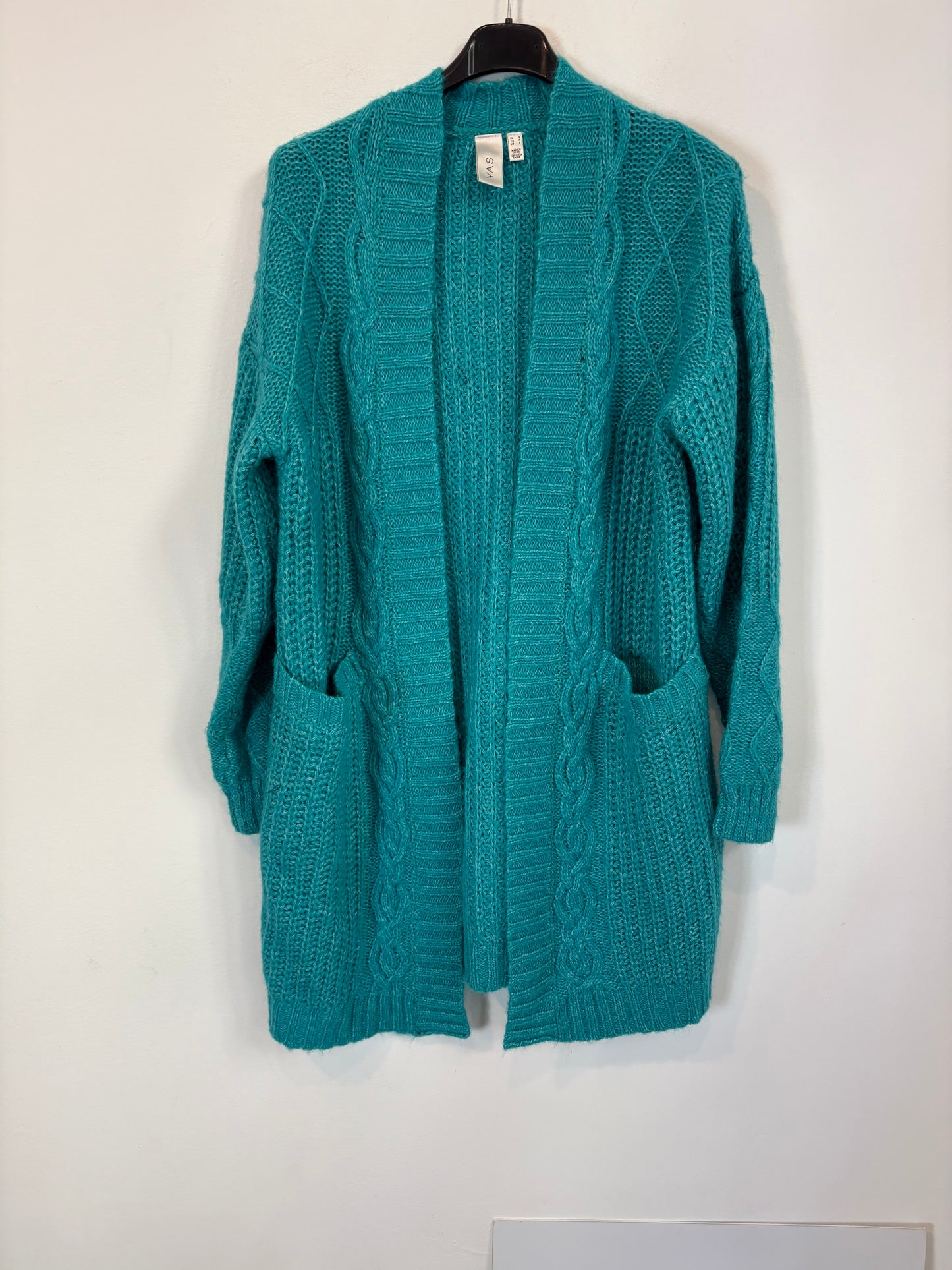 YAS. Green Ts bobbin cardigan