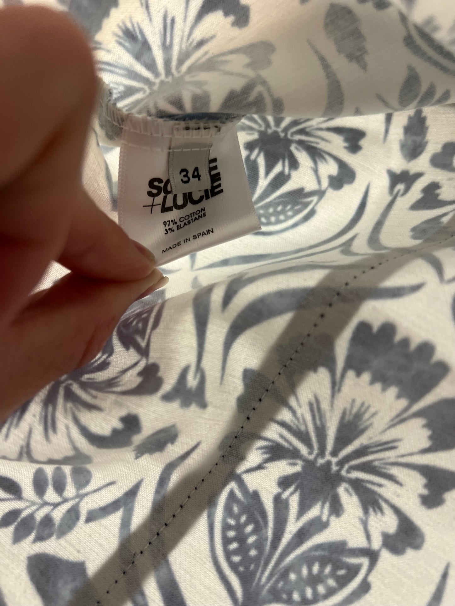 SOPHIE&LUCIE. Conjunto top y falda flores T.34