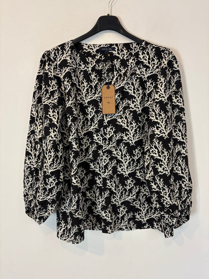SOEUR. Blusa negra corales