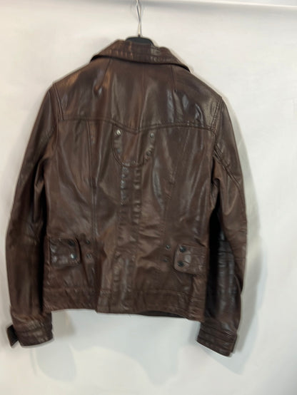 GLENOSHE. Vintage leather jacket TM