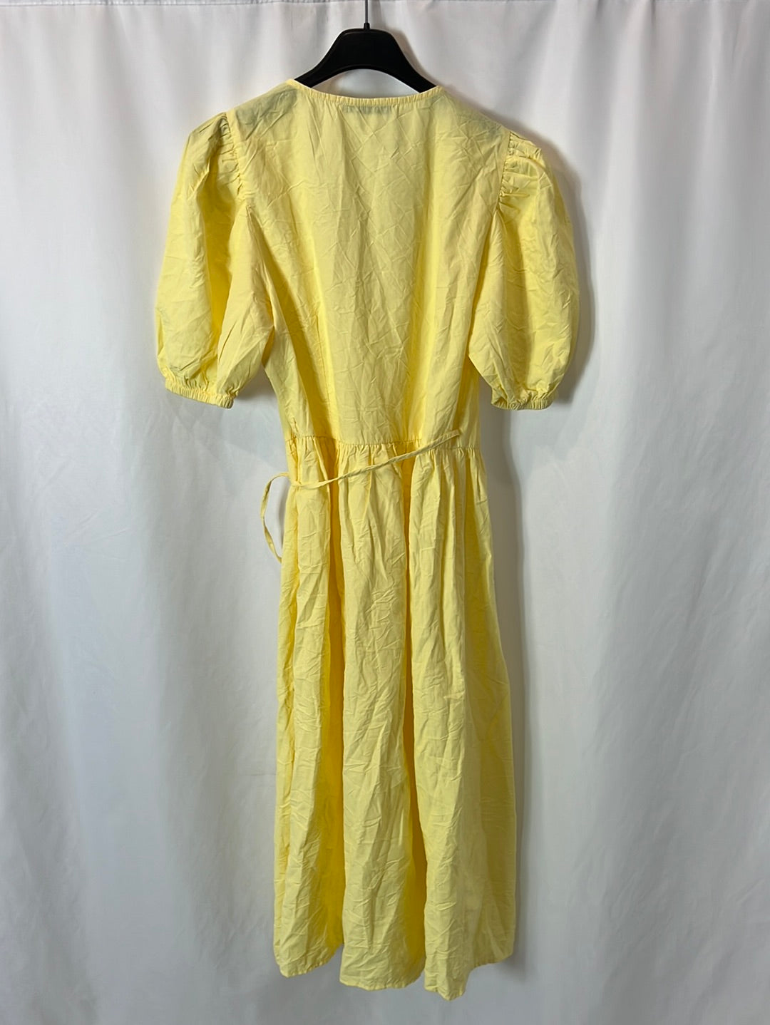 LEFTIES. Yellow Ts wrap dress