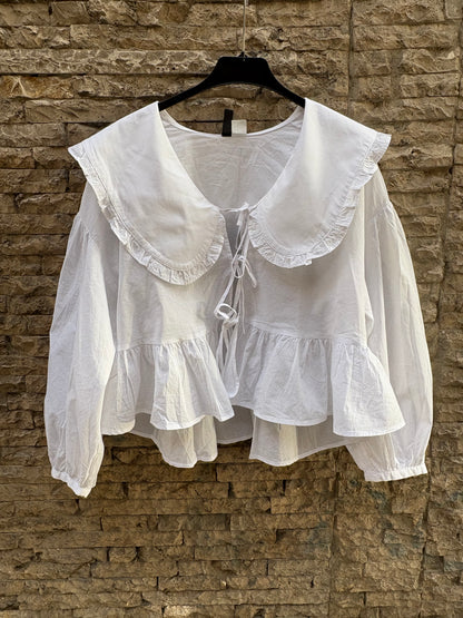 H&M. Blusa blanca lazadas