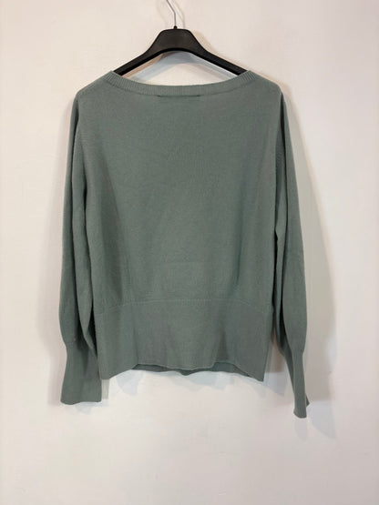 COMPTOIR DES COTONNIERS. Jersey verde agua cashmere