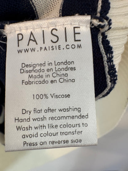 PAISIE. Top hilo rayas asimétrico