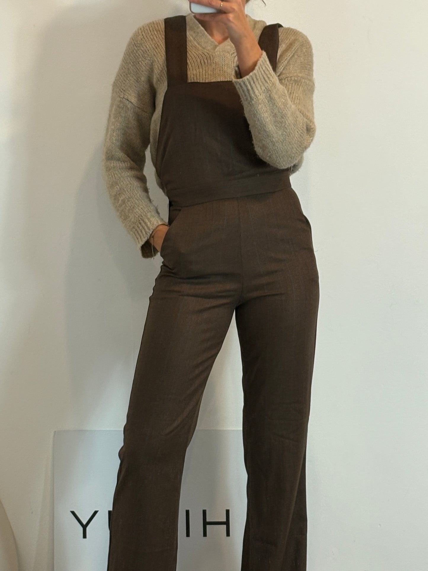 IQ COLLECTION. Mono marrón jaspeado