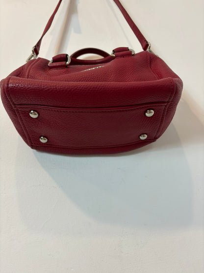 BIMBA Y LOLA. Bolso  piel doble asa rojo