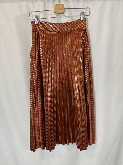 UTERQÜE. Ts pleated tile skirt