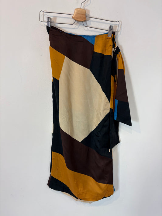 SÉZANE ÉDITIONS. Falda pareo estampada