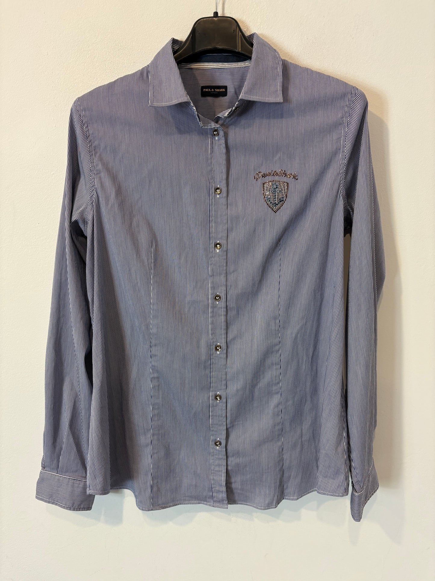 PAUL&SHARK. Camisa rayas logo