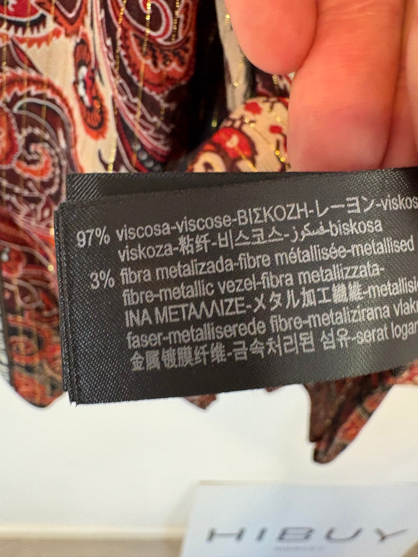 SHEIN. Burgundy Fringed Cardigan Tl