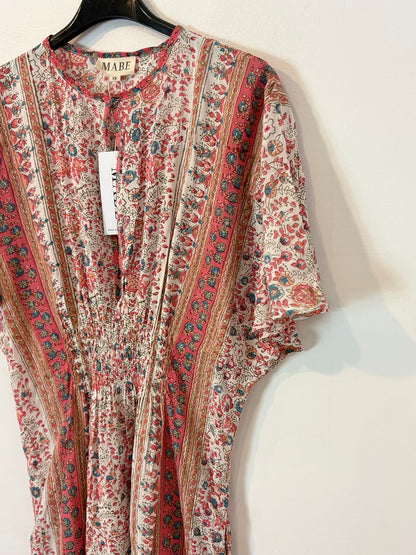 MABE. Vestido midi fluido estampado