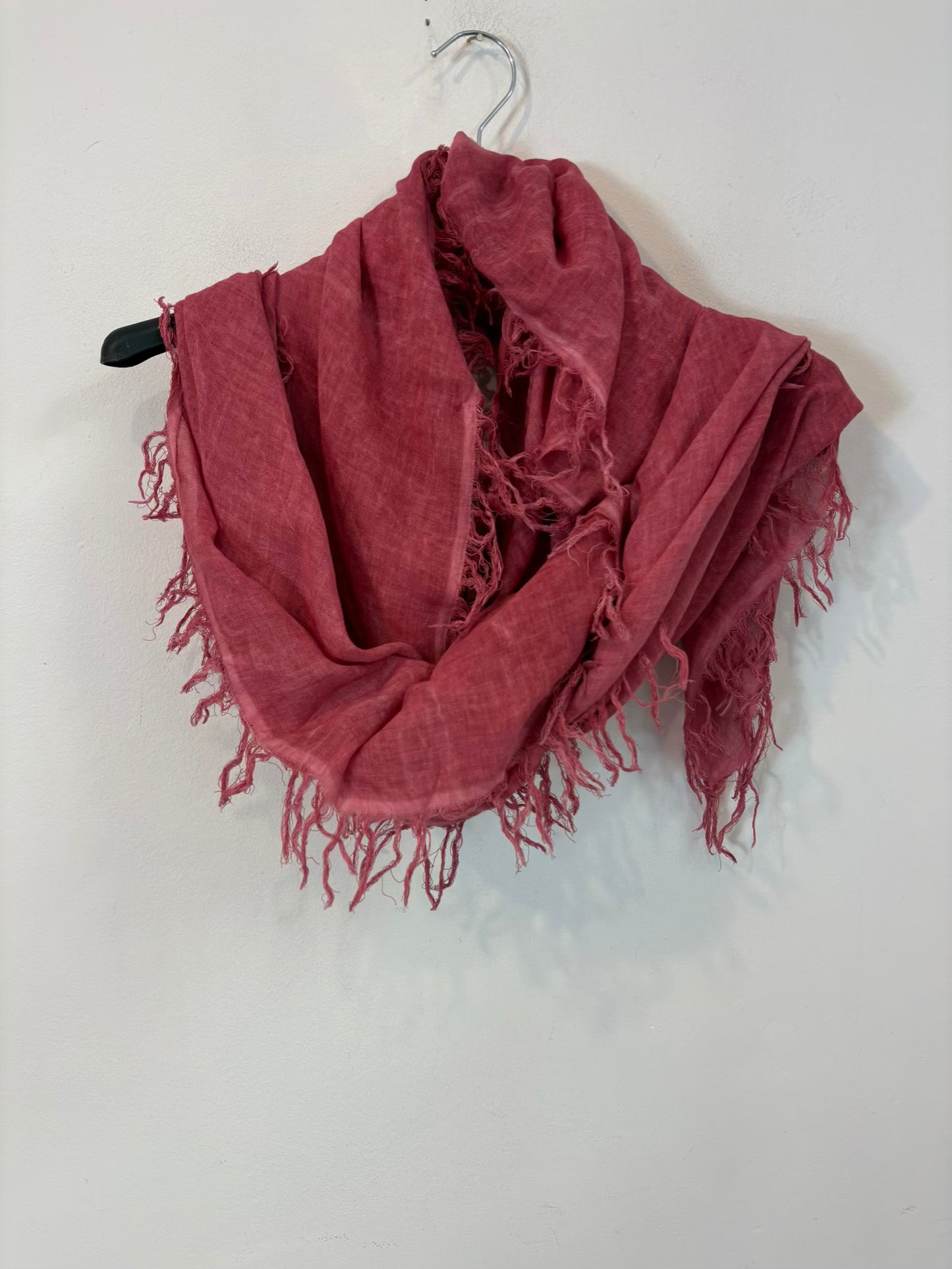 ZADIG & VOLTAIRE. Pañuelo rosa algodón