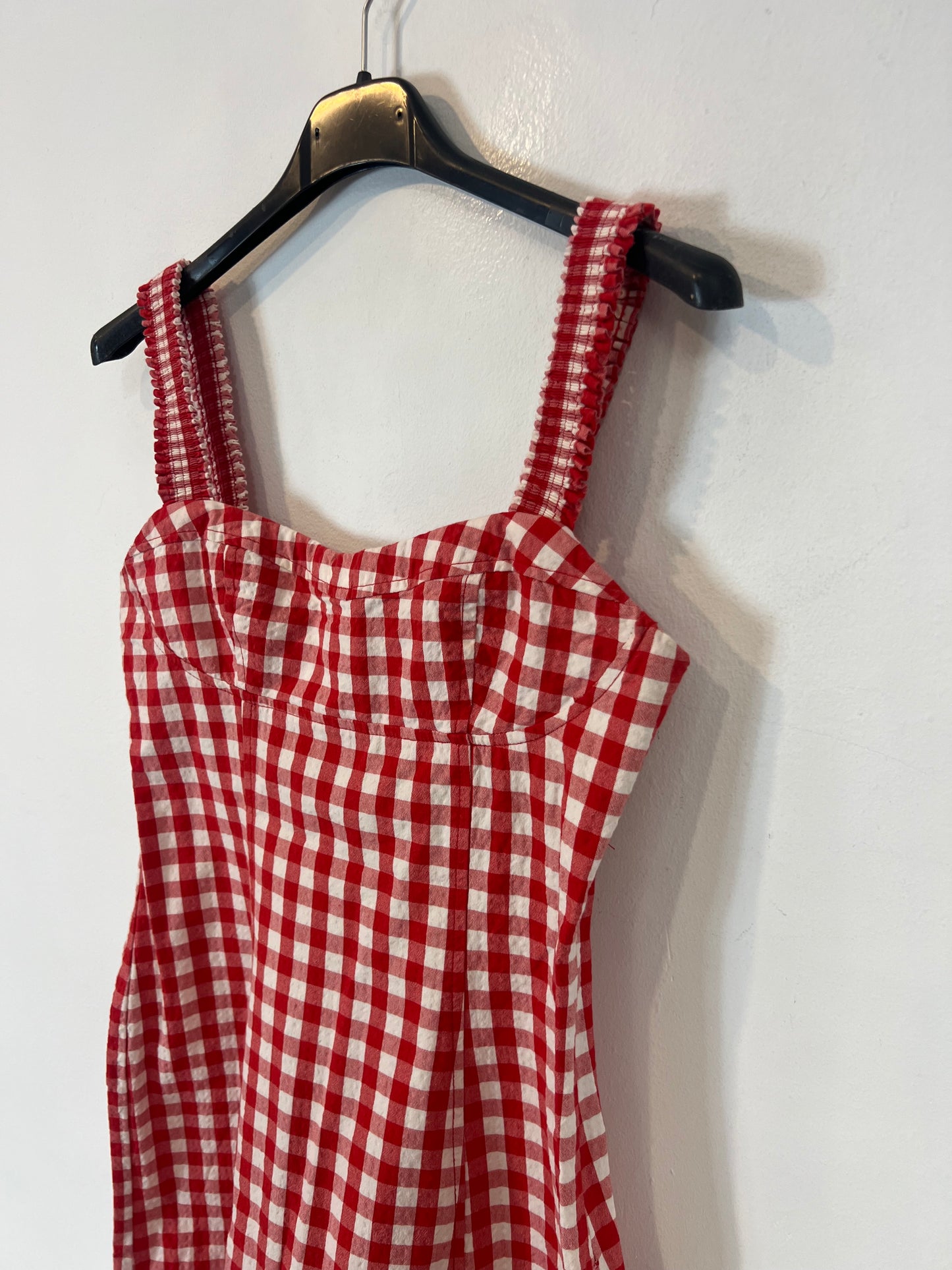 ZARA. Checkered dress. TS