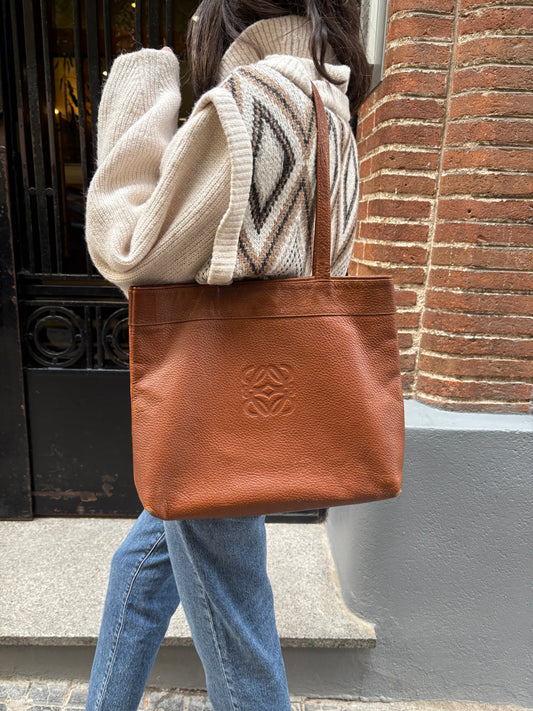 LOEWE. Bolso piel vintage