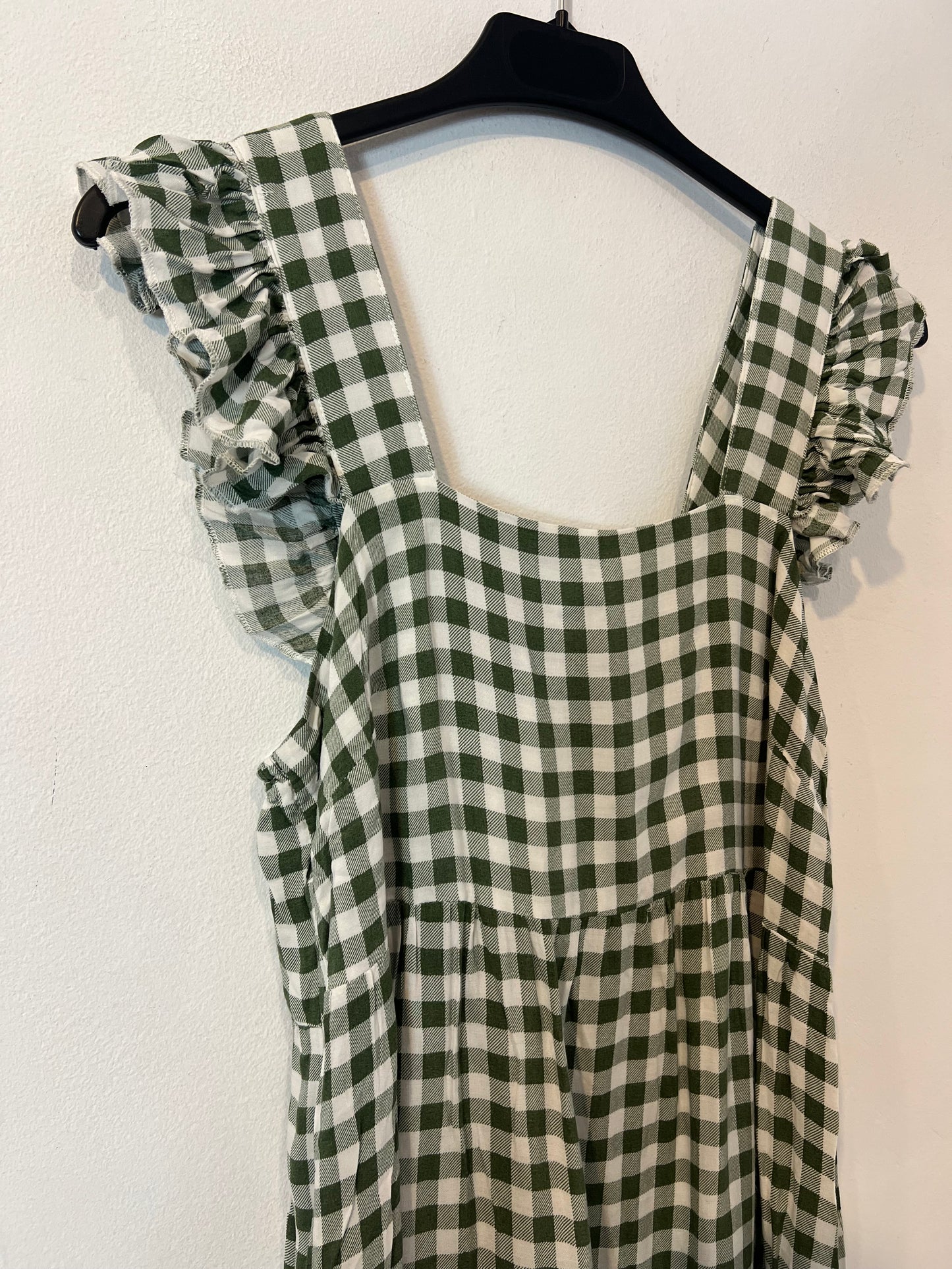 Vestido largo cuadros