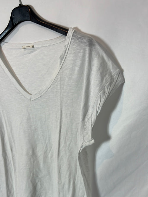 AMERICAN VINTAGE. Camiseta blanca algodón. T M/L