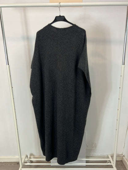 ZARA. Long grey cardigan S/S