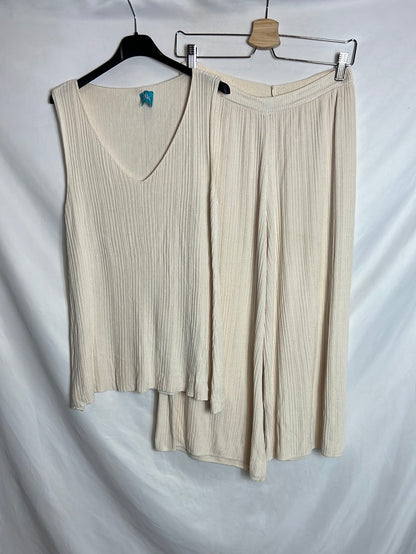 ZUA. Total look punto beige TU(M)