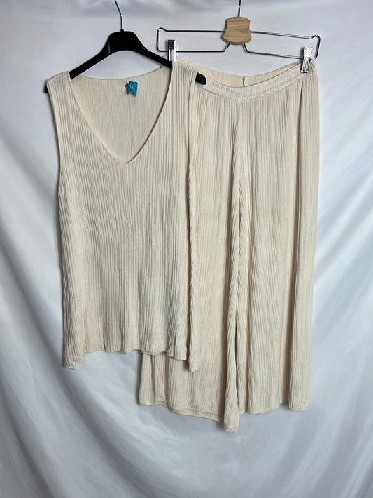 ZUA. Total look punto beige TU(M)