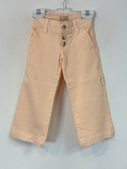 MY YOKE. Lightweight floral long dungarees. Size 6 years