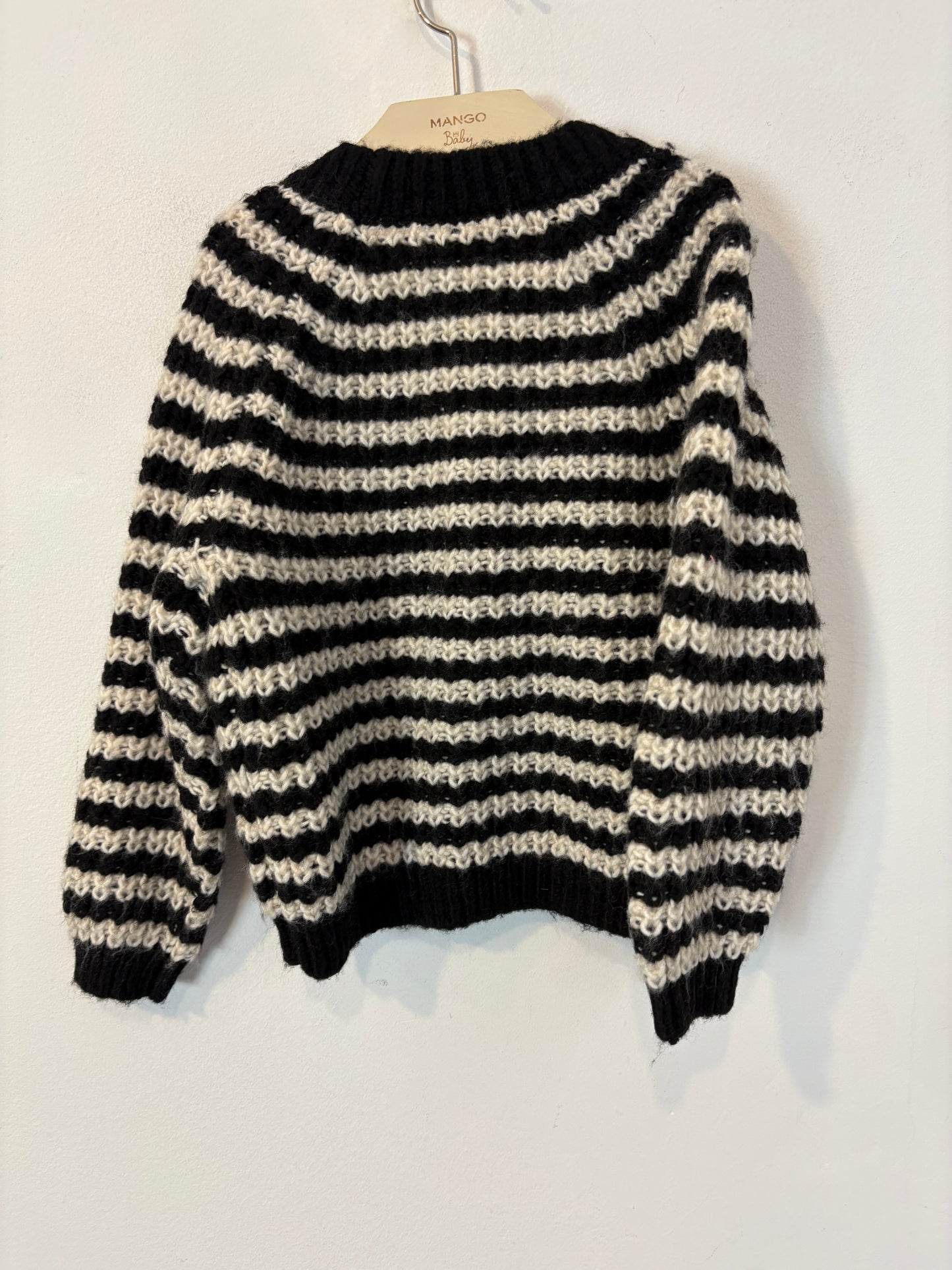 ZARA. Chaqueta punto rayas Z