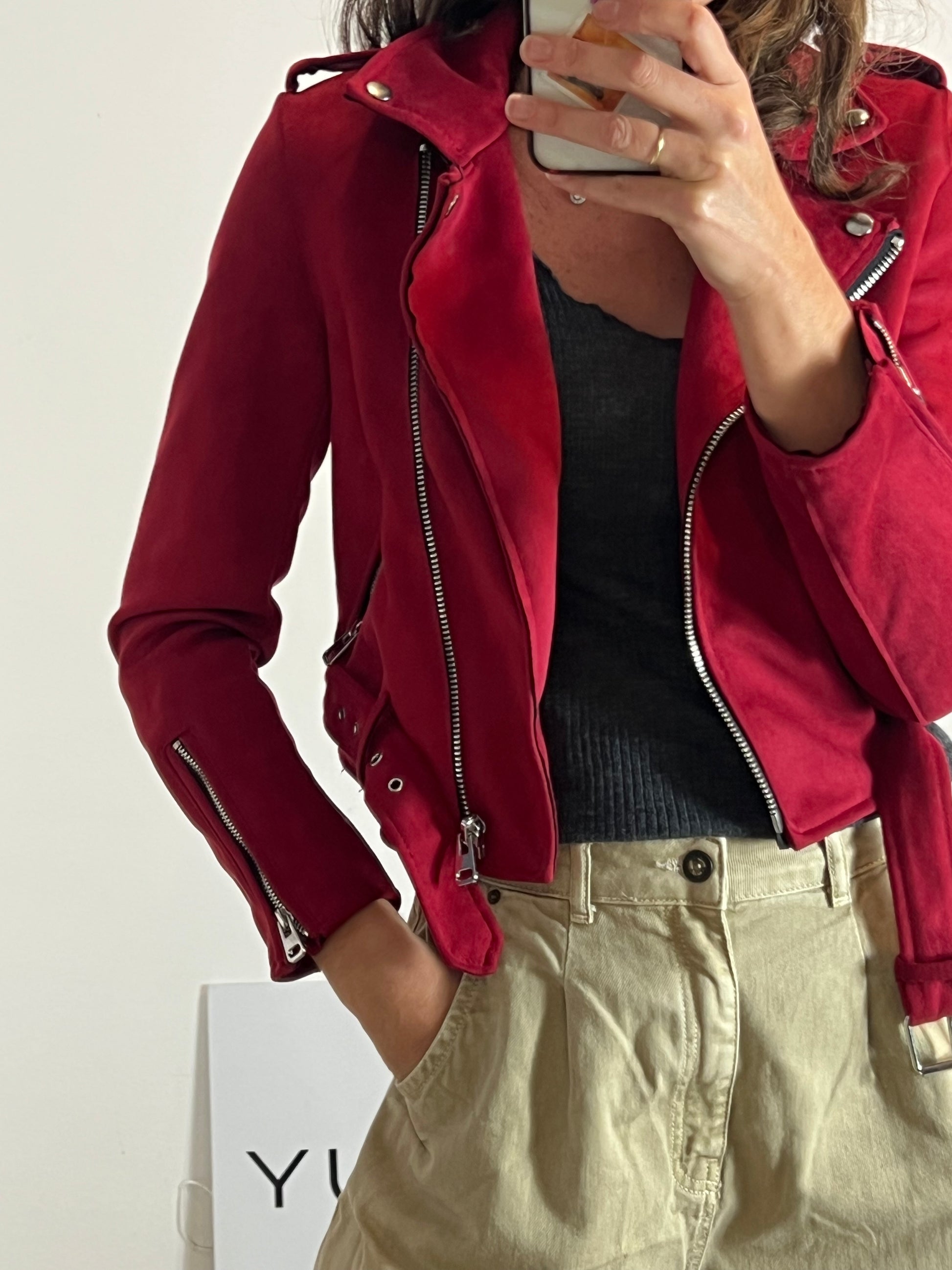 Bershka Chaqueta Roja Mujer Bershka Chaqueta Roja Chamarra Roja