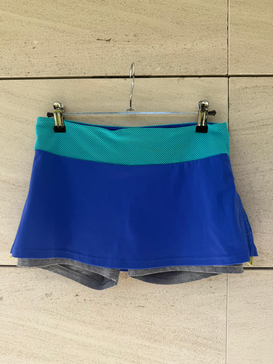 SWEATY BETTY. Falda tenis azul. T XS