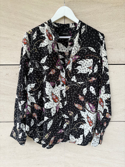 ISABEL MARANT. Blusa estampada seda