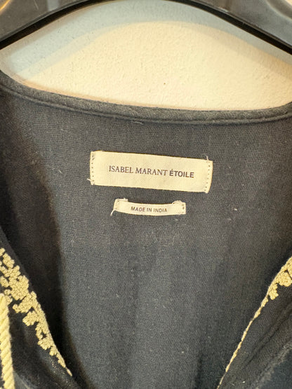ISABEL MARANT ÉTOILE. Blusa negra bordados