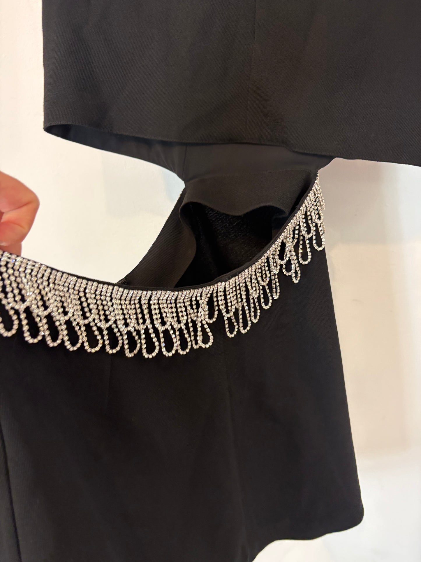 SHEIN. Burgundy Fringed Cardigan Tl