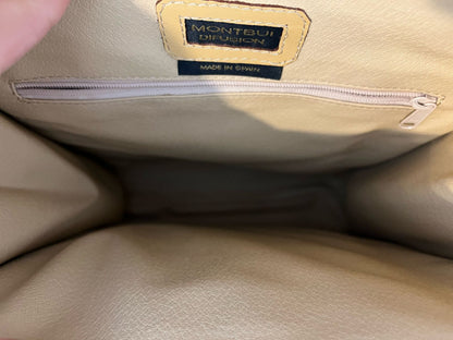 MONTBUI. Bolso piel efecto maletin