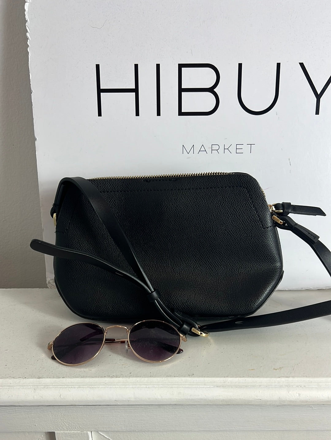 PARFOIS. Bolso negro mini