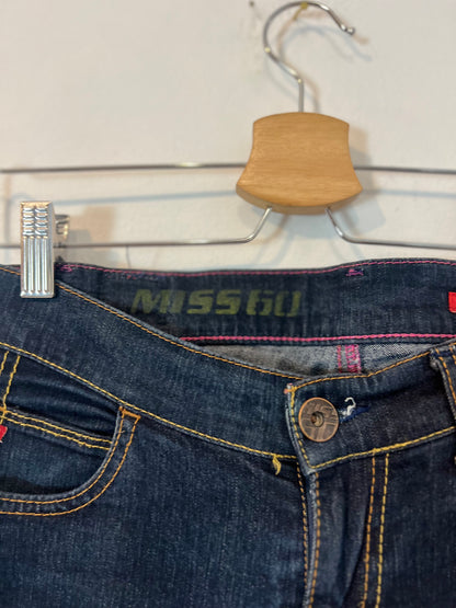 MISS SIXTY. Pantalón denim campana T.2(36)