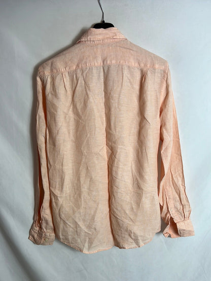 UNIQLO. Pastel flecked linen shirt. XS