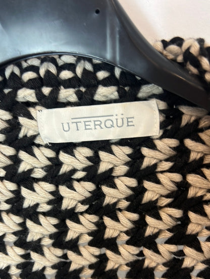 UTERQUE. Cárdigan bicolor T.m