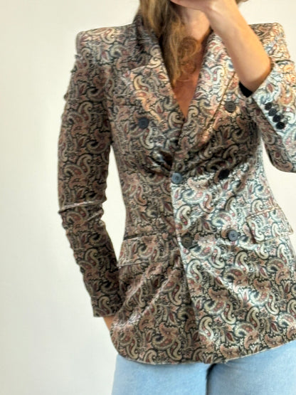 ZARA. Black stretch knit top. TL