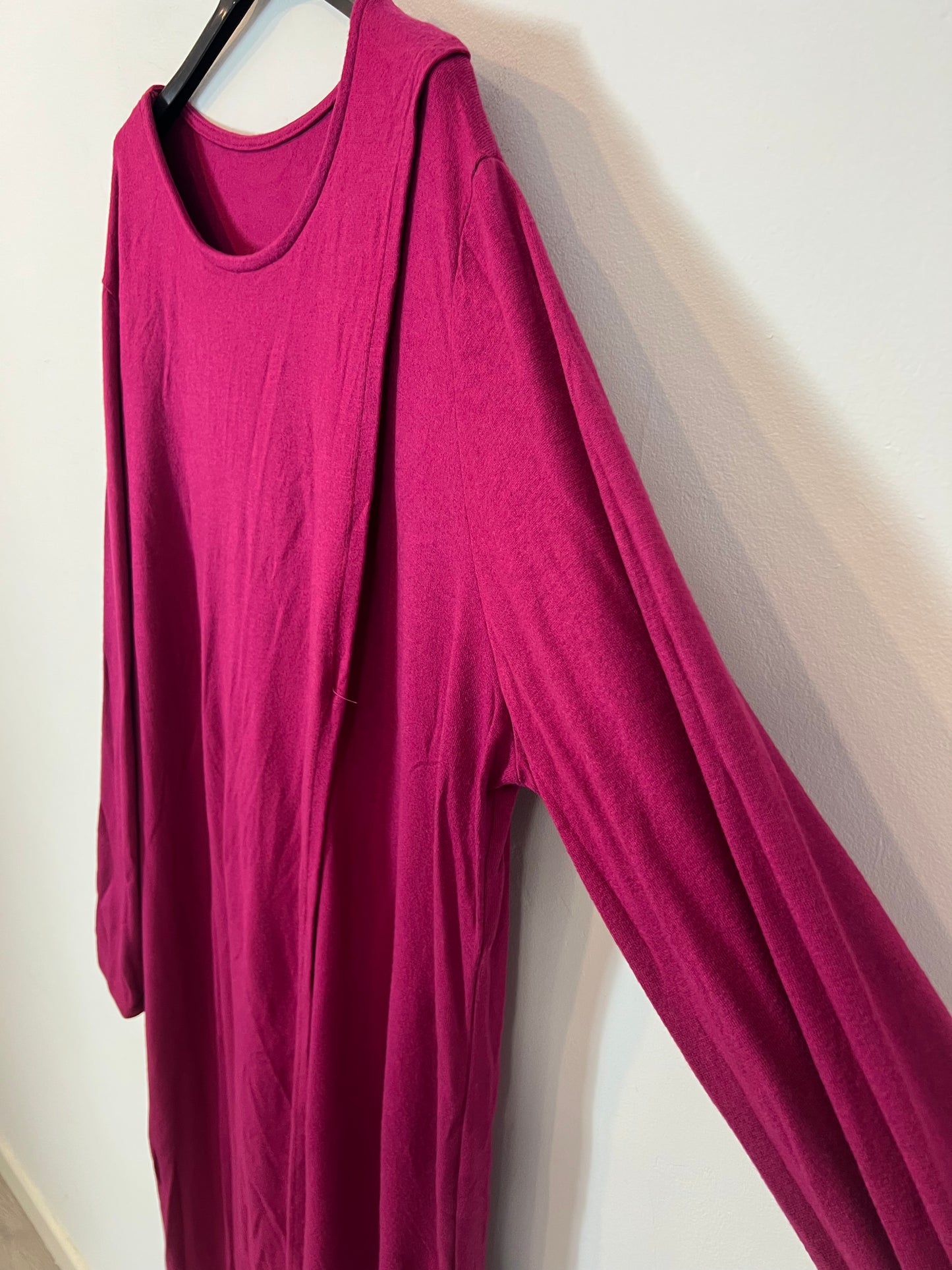 OTRAS. Jersey/vestido de punto buganvilla abierto TU(3xl)