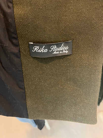 RIKA STUDIOS. Green wool coat Yours