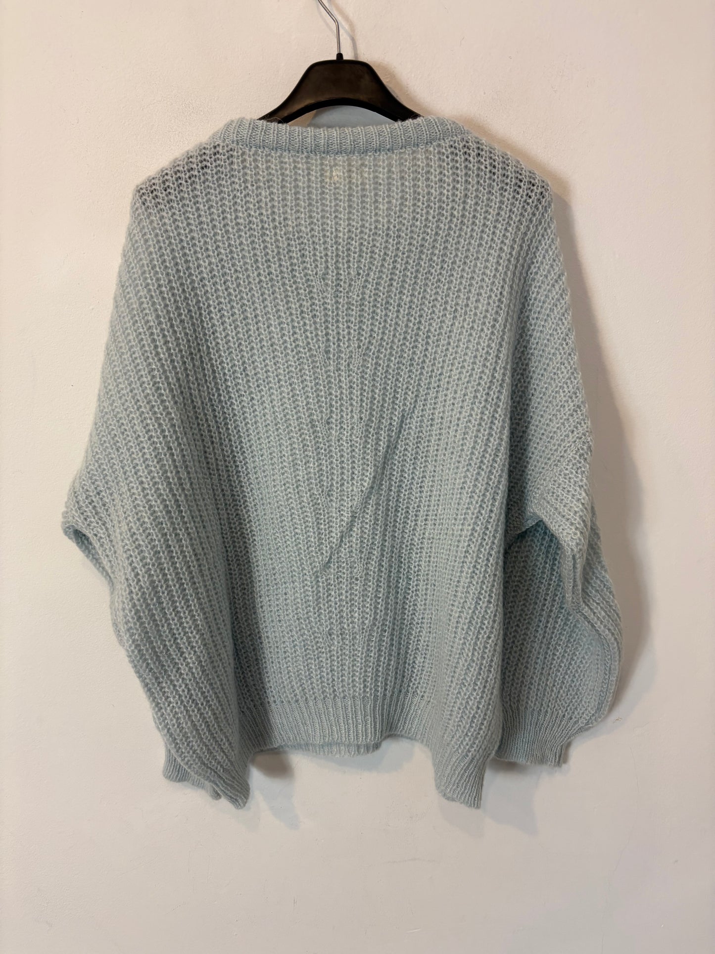 TRIANA BY C. Jersey azul claro cuello redondo